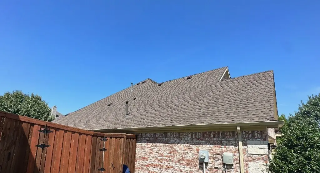 Completed roof replacement project in Fort Smith